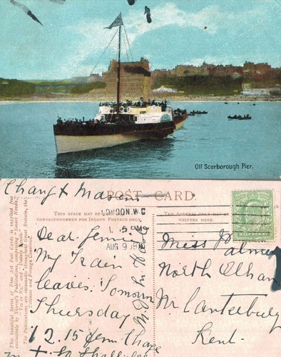 Vintage postcard scarborough - postcard,