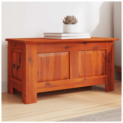 Storage chest brown acacia - brown,