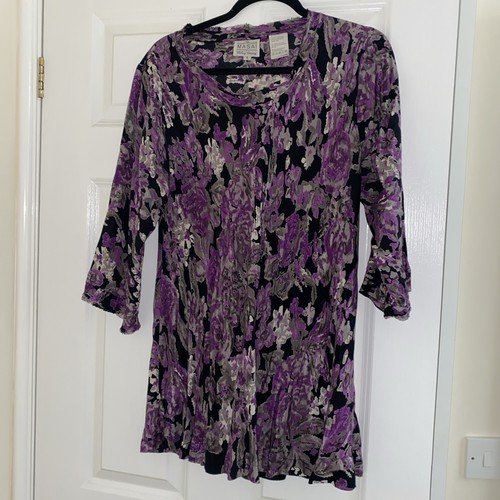 Masai purple mix 3 4sleeve - ..,