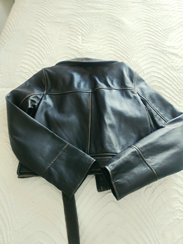 Zara women black biker - zara, women's