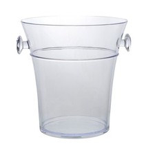 Ice Bucket Holder 3.5Litres Clear Acrylic Plastic Wine Chiller Barware Container