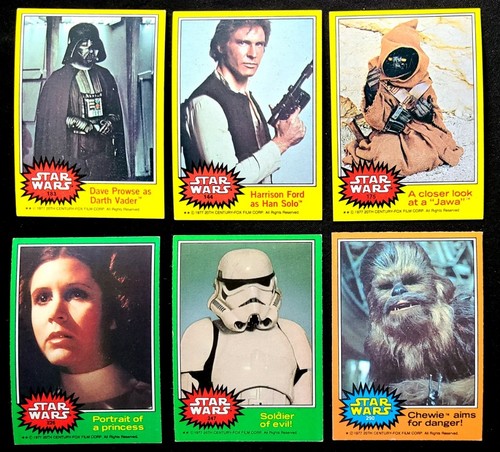 1977 topps star wars lot - star, 6