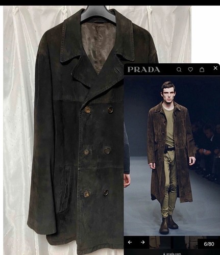 Aw1999 prada suede - aw1999, leather
