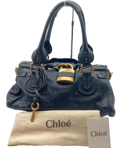 Chloe paddington black padlock - chloe,