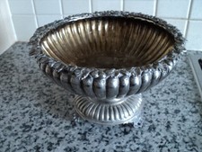 ANTIQUE Large Silver Plated