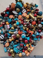 100 African Bead Mix Acrylic