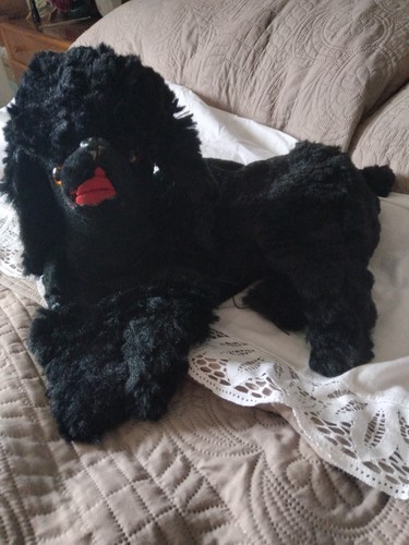 Vintage plush poodle - vintage,
