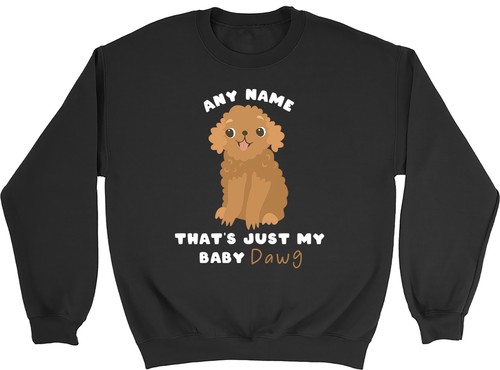 Personalised poodle baby dawg - poodle,