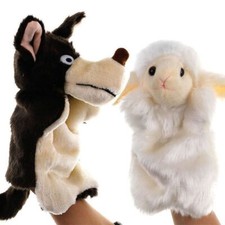 Animal Hand Puppet Cartoon Plush Toys Children Puppets Plush Hand Doll Kids Gift