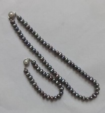 Grey Freshwater Pearl Necklace