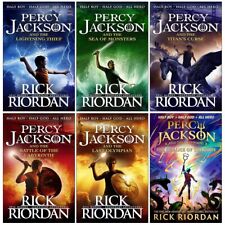 Percy Jackson By Rick Riordan 6 Books Set - Ages 9-14 - Paperback