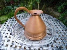 Vintage Style Half Gallon Copper Drink  Jug Measure Gill 1/2 Pub Bar Film Prop G