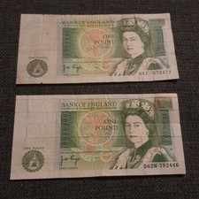 One pound note lot5 - 2x,