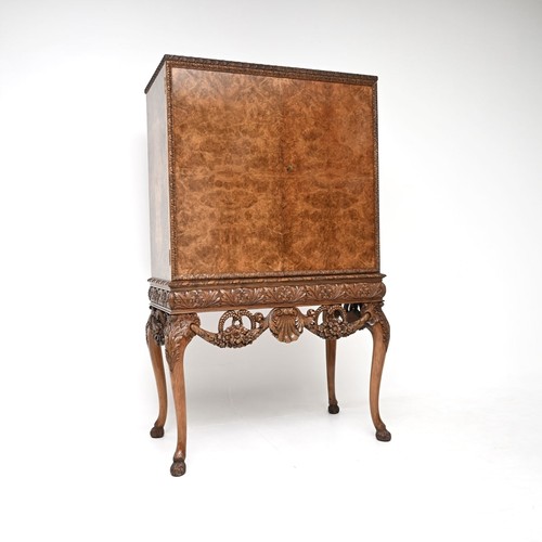 Antique burr walnut queen - antique,