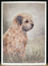 Border Terrier dog  A4 print