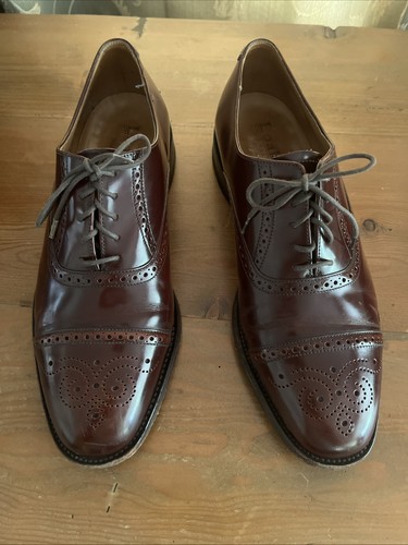 Vintage loake oban burgundy - "oban",
