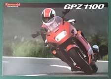 KAWASAKI GPZ1100 MOTORCYCLE Sales Brochure 1996 #99949-1051 ALL-E V-X