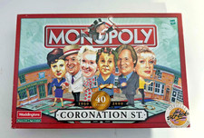 Monopoly Coronation Street 40th Anniversary Collectors Edition Waddingtons VGC