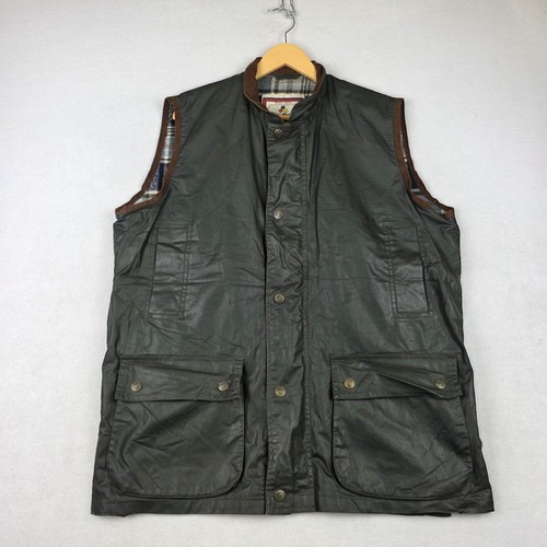 Vintage waxed cotton - waxed, gilet