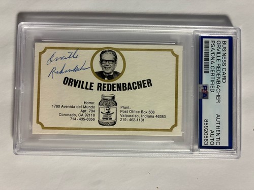 Orville redenbacher autograph - orville,