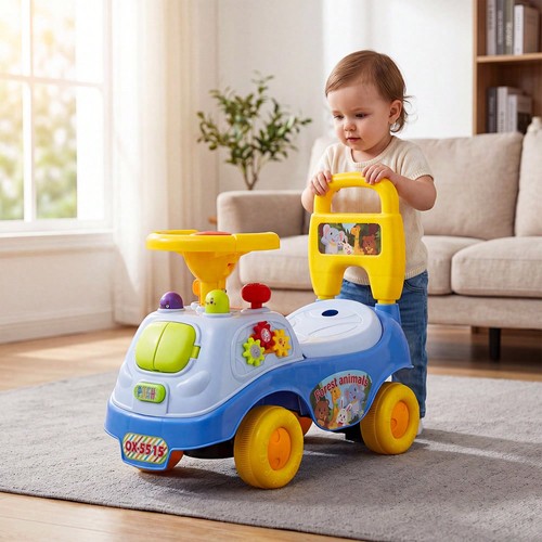 Blue toddler balance - balance, bike