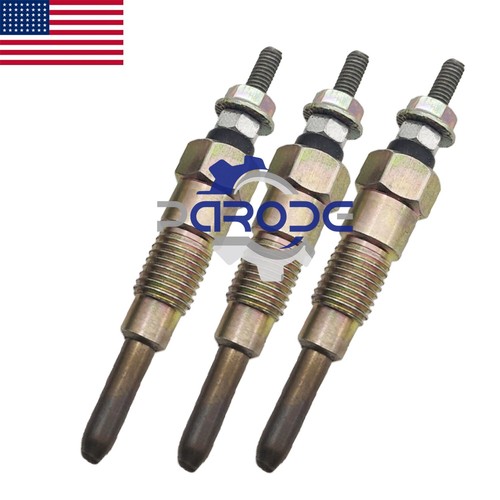 3pcs glow plugs fits kubota - fits,