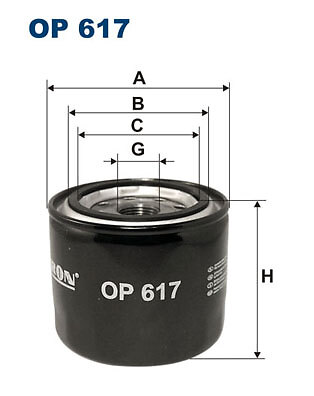 Oil filter filtron - filtron, 617