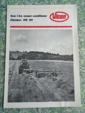 Hesston Rotary Mower-Conditioner Olympus KM 321 Brochure / Leaflet   8791F