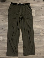 Mens Blue Harbour Khaki Green Thermal Stormwear Trousers In Good Condition