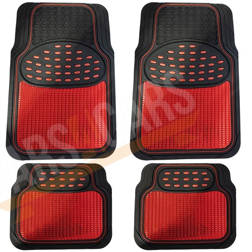 Red metallic checker style - red,