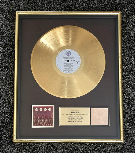 Authentic riaa gold award - gold,