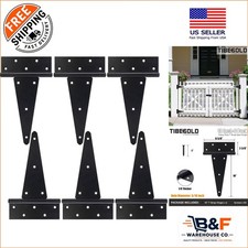 Black Tee Hinges - 10 Inch
