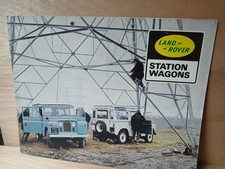Land Rover Station Wagons Series IIA 1967-1969 UK Market Sales Brochure 88" 109"