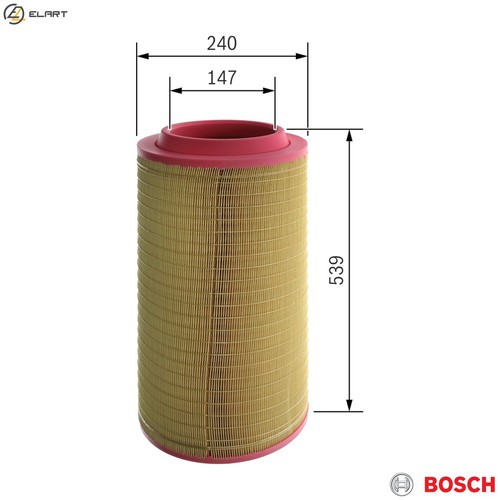 Air filter 026 400 237 - 400, for
