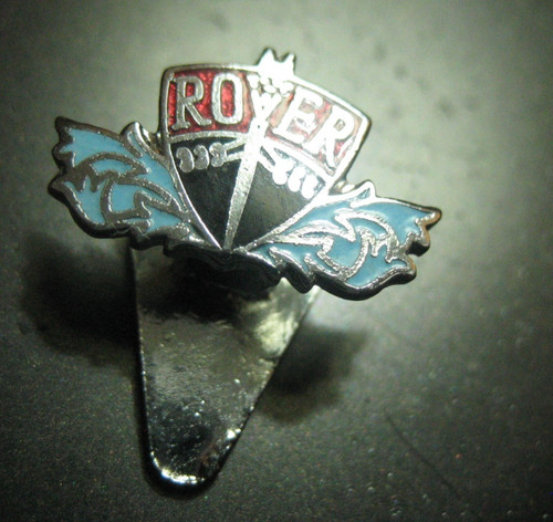 Rover cars red black enamel - ,