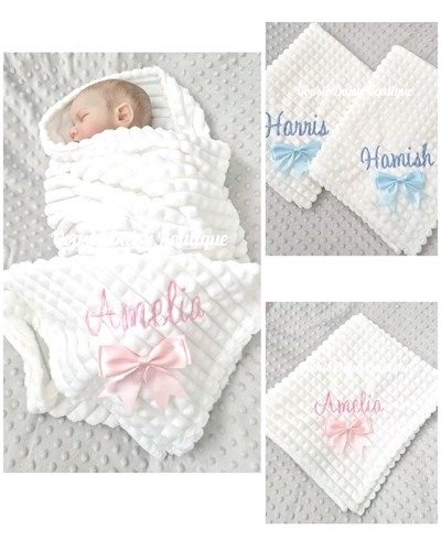 Personalised baby blanket - baby,