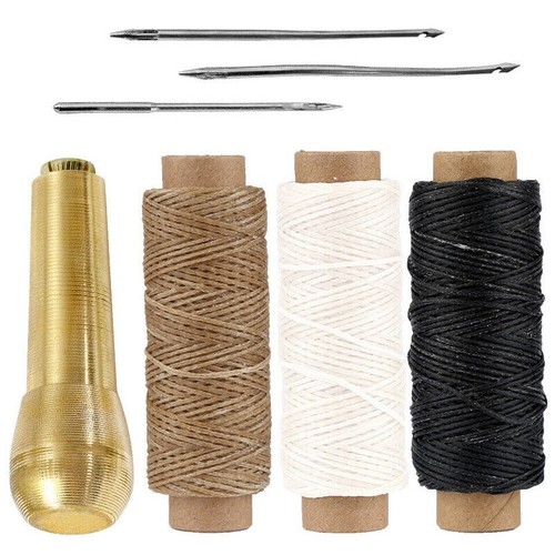 Leather sewing kit awl - kit, hand