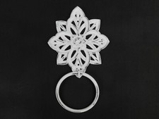 Wrought iron towel - iron, ring