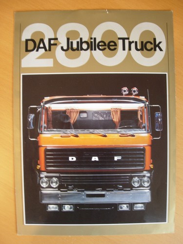 Daf 2800 jubilee brochure - daf,