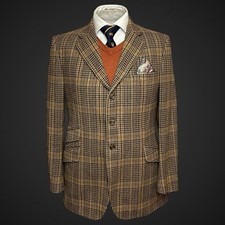 Pytchley Men’s Jacket 38 S/R Tweed Hacking Sport Coat Blazer Wool Country Tailor