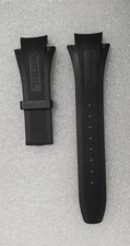 Breil Milano Outer 31mm / Inner 20mm Watch Black Rubber Strap