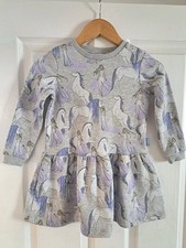 Girls M&S Disney Frozen Jumper Dress. Size 3-4 Years. Bnwot.