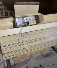 WoodLux Light Oak bamboo blinds 90x130 cm, with 50 mm wide slats - new :)