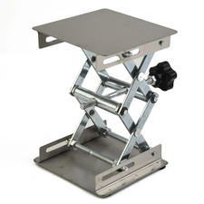 Lifting Table stainless steel Bracket Lab Jack Hand Held Height Adjustable