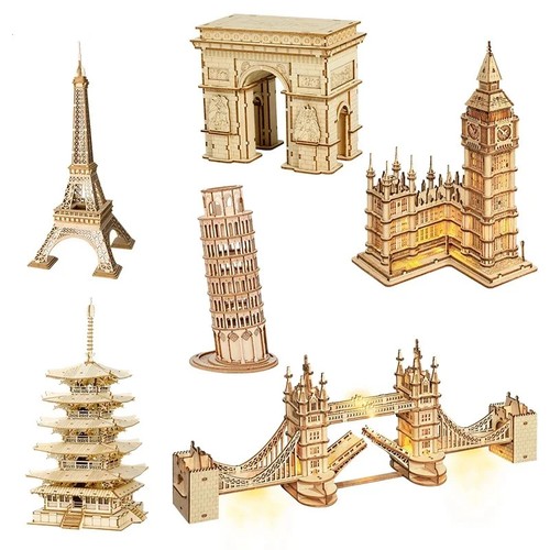 Robotime wooden puzzle - robotime,