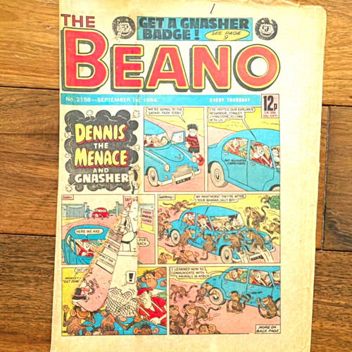 The beano comic book lot - lot, 1984