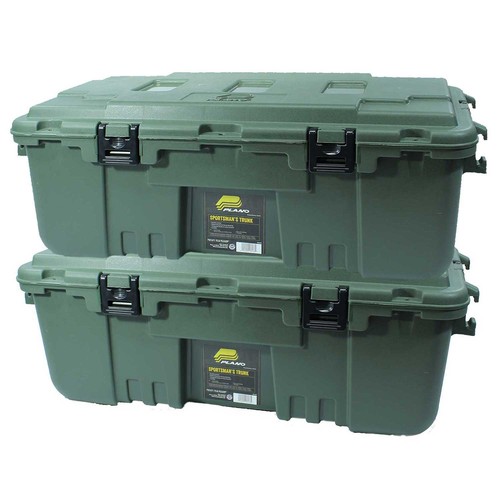 Green large storage trunk - large,
