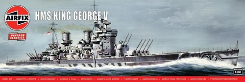 Airfix 600 scale hms king - scale,