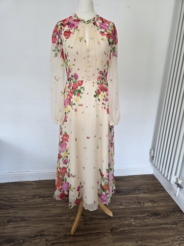 Hobbs eva cream floral - floral, 100%