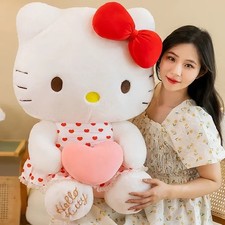 New Big Sanrio Hello Kitty Plush Toy - Soft Stuffed Doll Pillow, Kids Gift UK